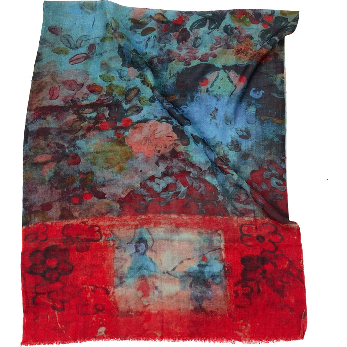 WATERCOLOR Skjerf