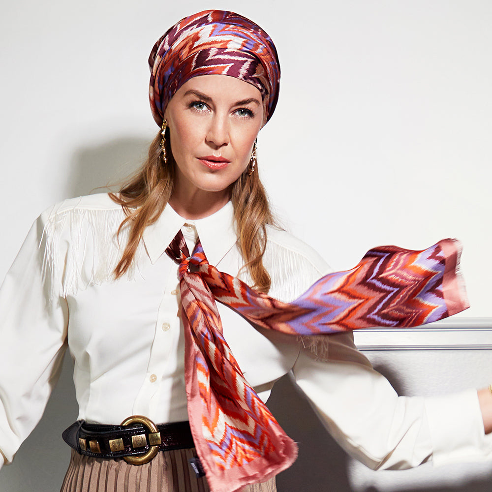 MILENA Silk Turban / BELLA BALLOU X Christine Headwear