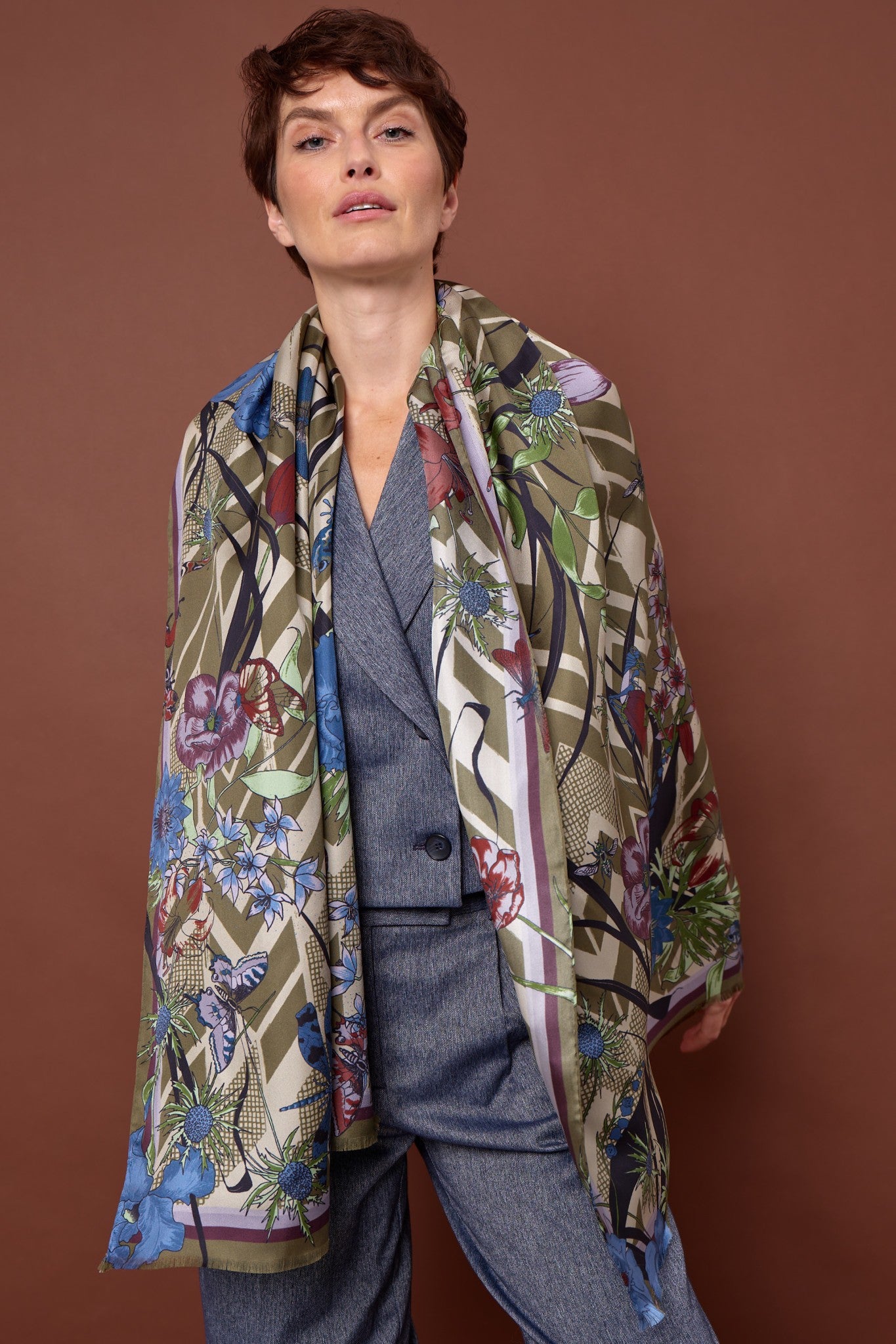 LIVING GARDEN ZIGZAG Tørklæde / ZERO WASTE