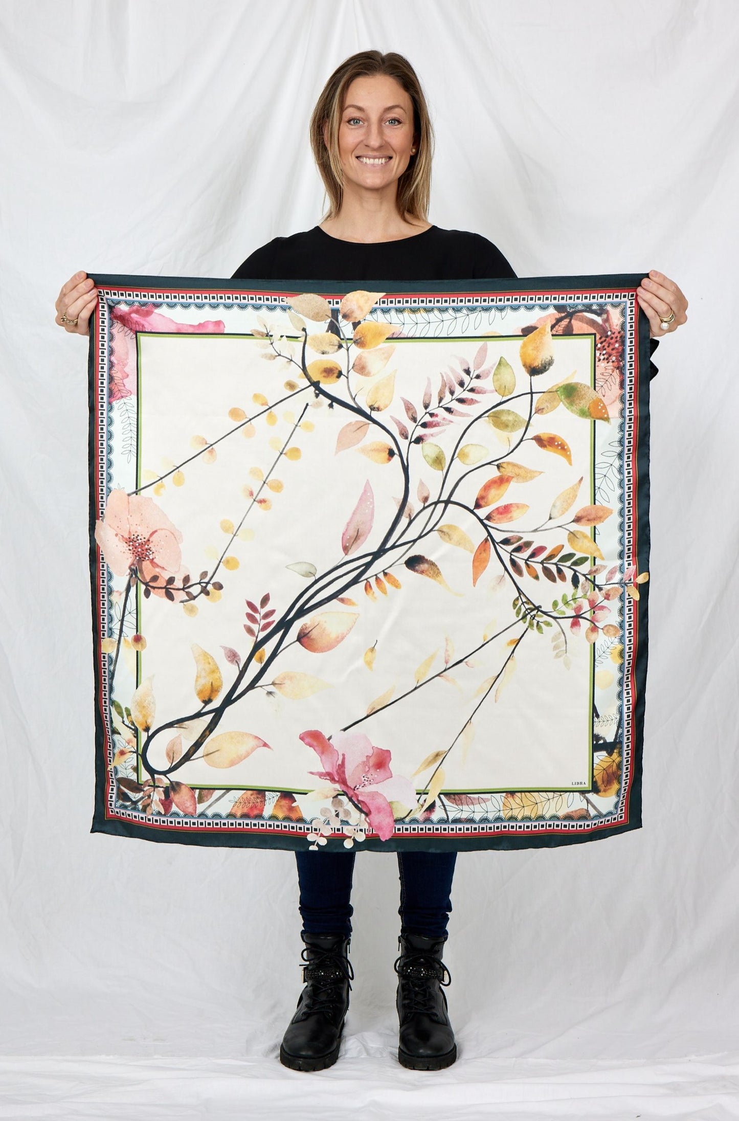 LIBRA ZODIAC Silk Scarf / BELLA & VOSS