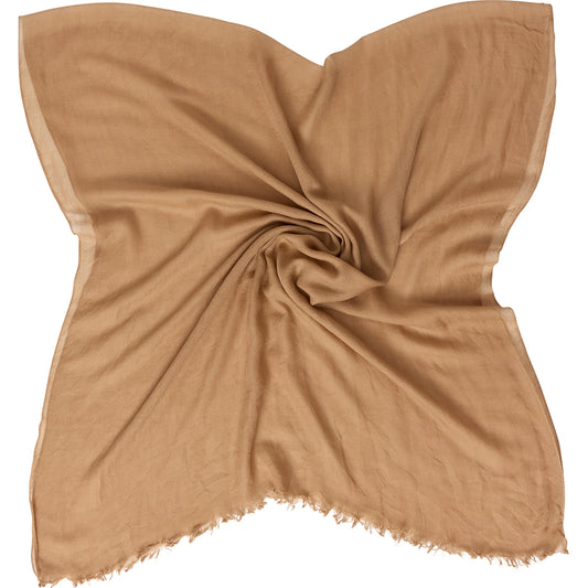 TOP OF THE POP Cashmere Scarf | Camel