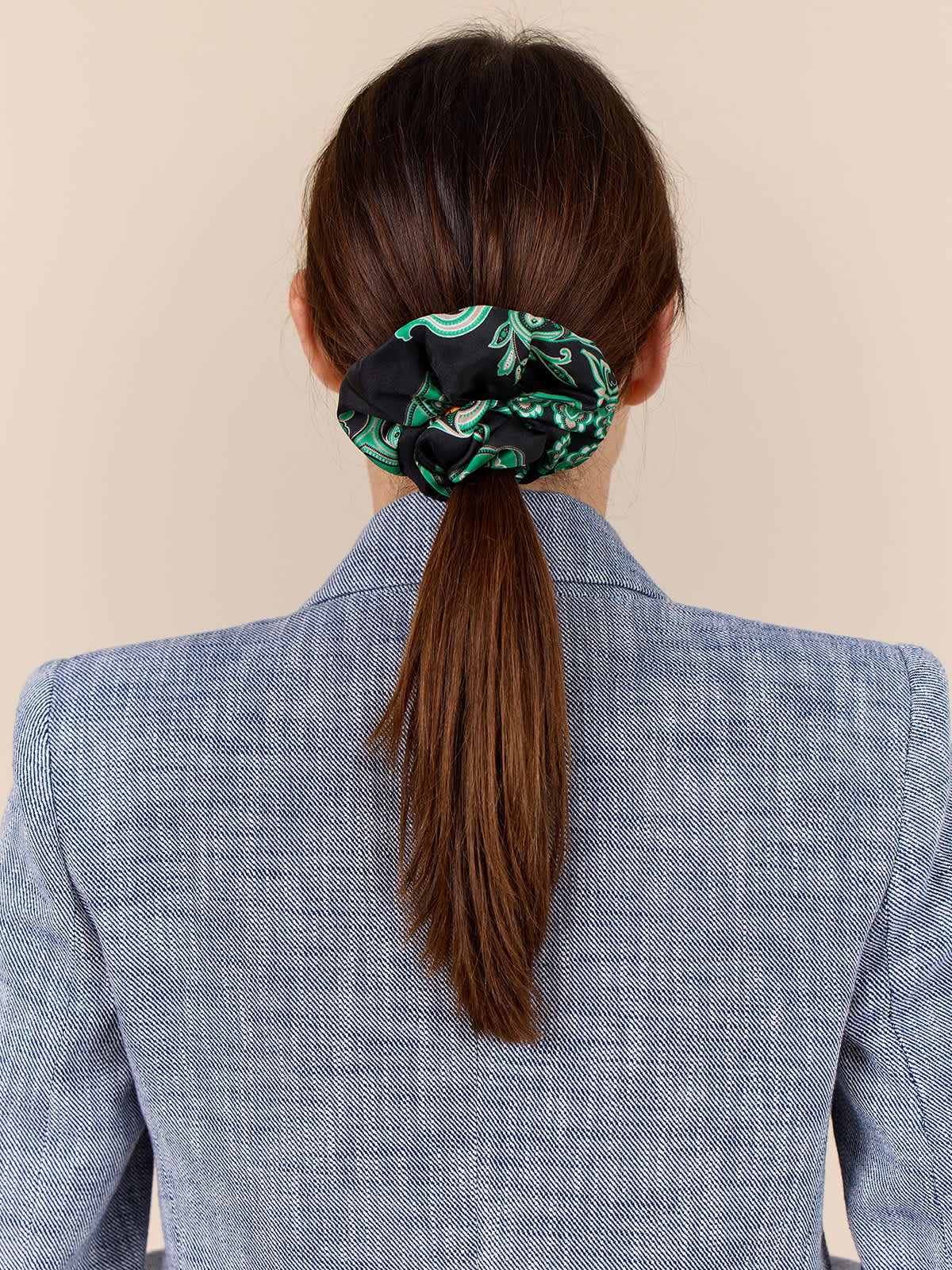 ROYAL PAISLEY Hair Scrunchie