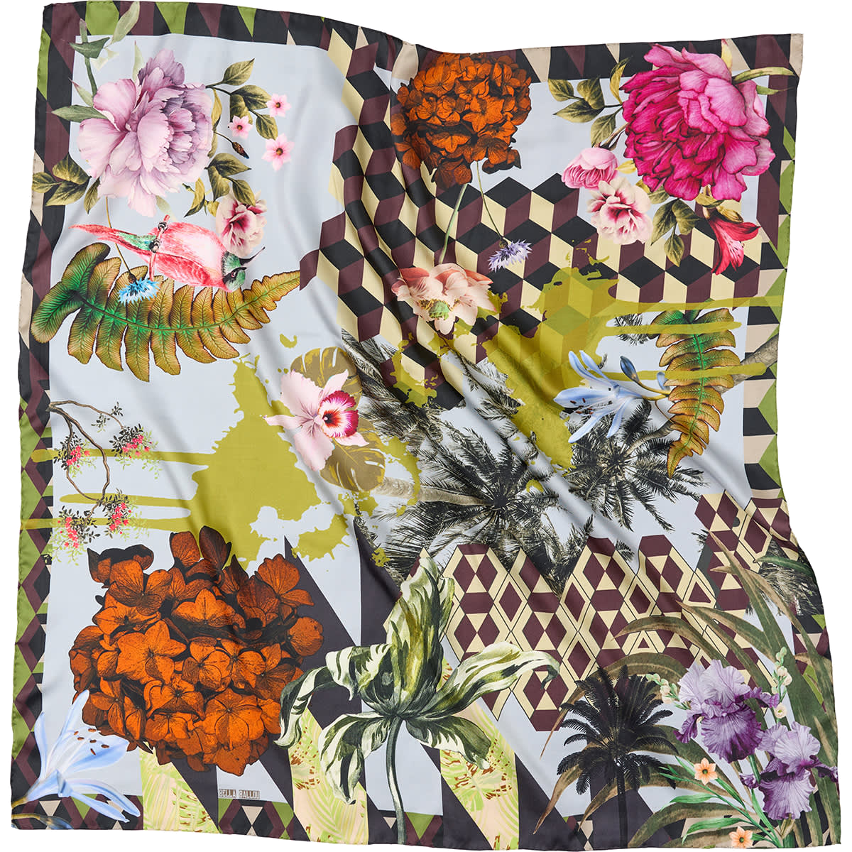 DECOUPAGE Tørklæde