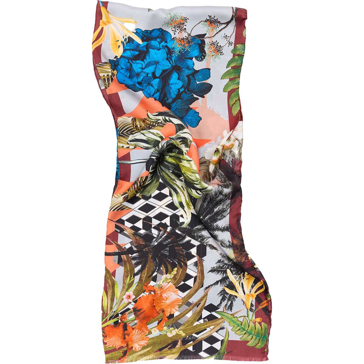 DECOUPAGE Tørklæde